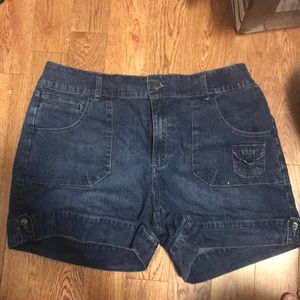Denim shorts